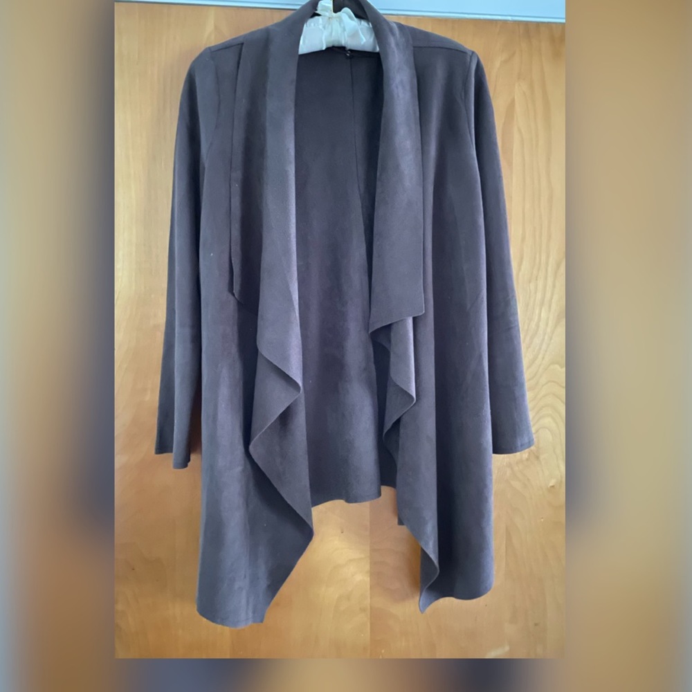 ❌SOLD! Supersoft brown micro suede jacket